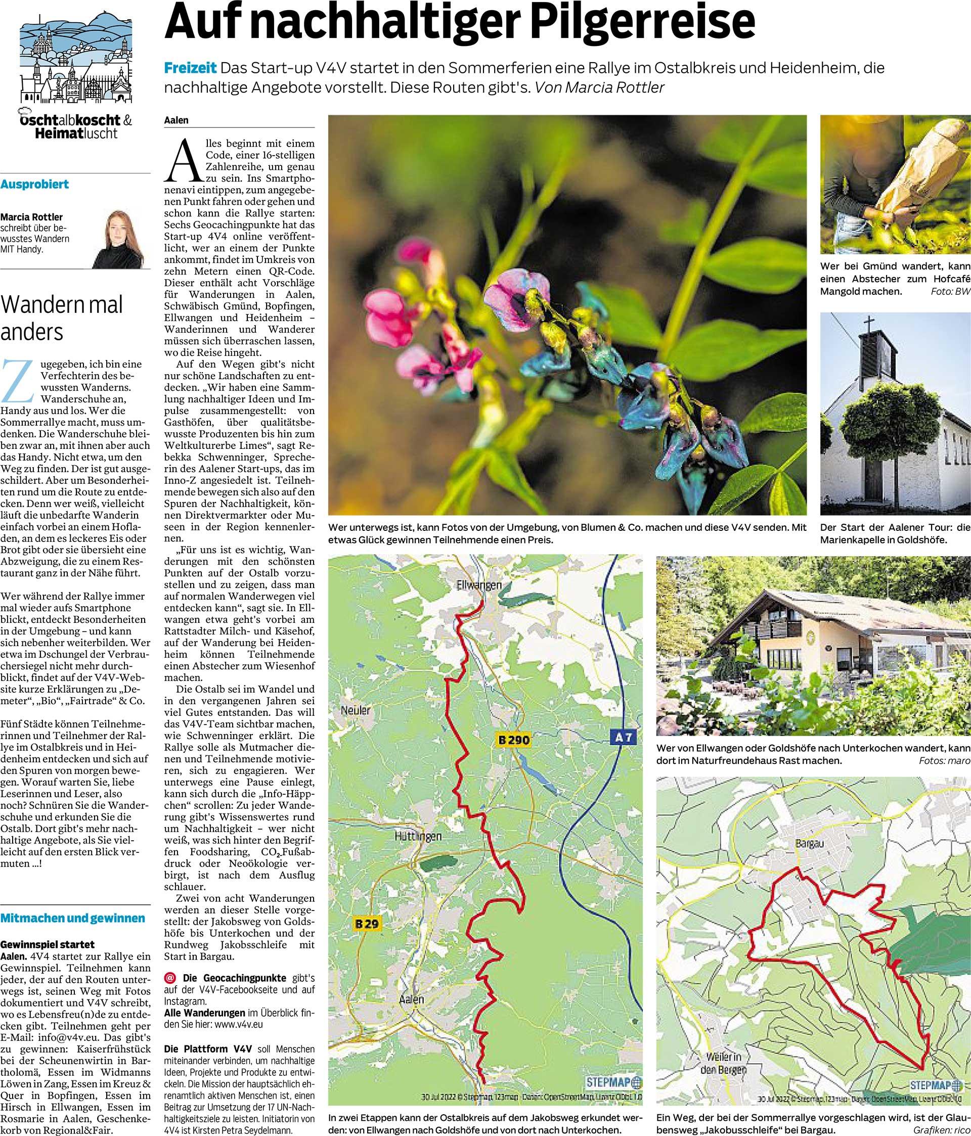 Auf nachhaltiger Pilgerreise